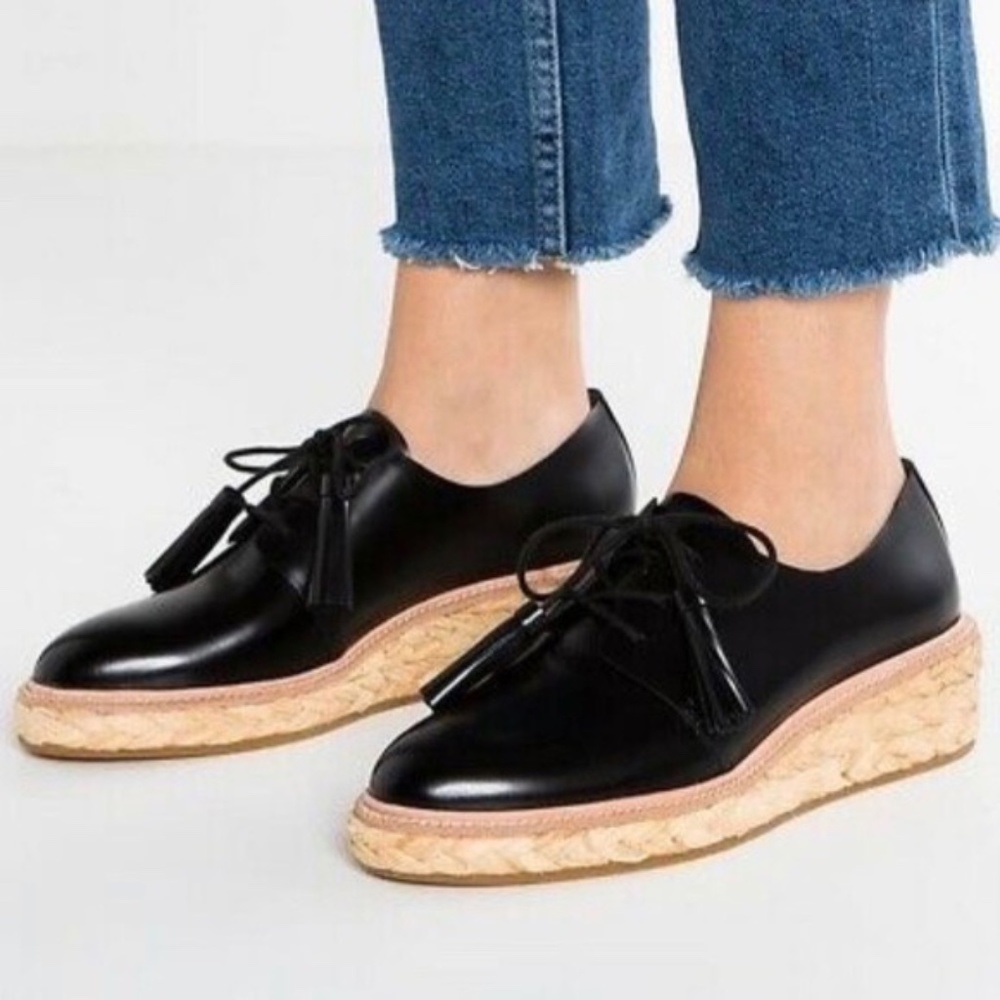 Loeffler Randall Black Oxford Raffia Callie - 9